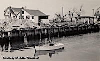 1954 Walter in Rowboat After Storm 3